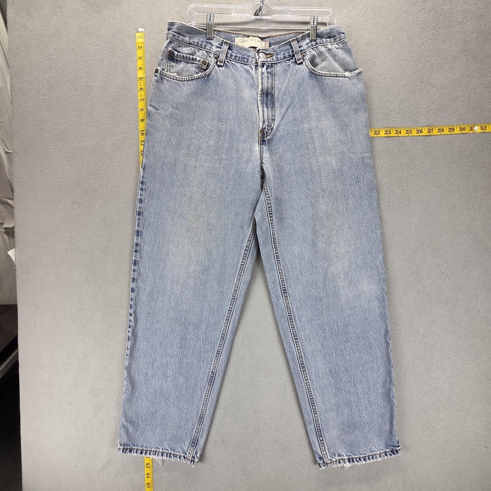 VTG Levis 560 Jeans Mens Blue Comfort Fit Relaxed Zip Fly Light Wash Fits 32x30